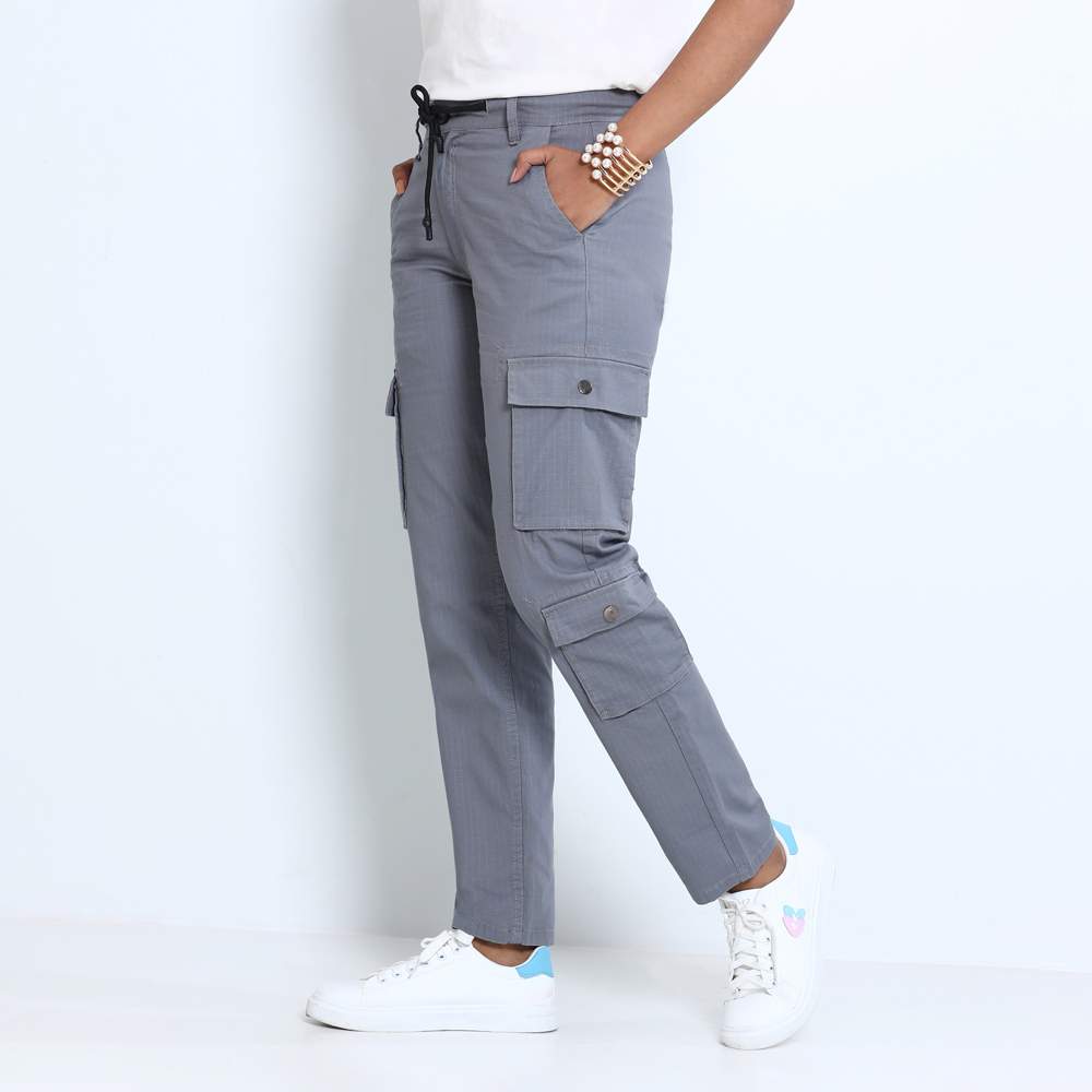 Sunisery Women Cargo Pants High Waist Straight Leg Baggy Pants E-Girls  Boyfriend Trousers Streetwear Black M - Walmart.com