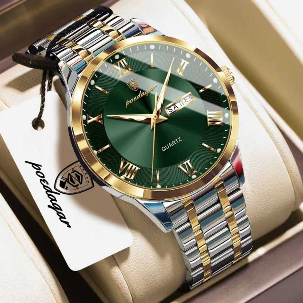 Poedagar 883 new Model Men's watch special discount unique design imported exclusive collection luxury fashion stainless steel waterproof quartz movement wrist-watch for Men