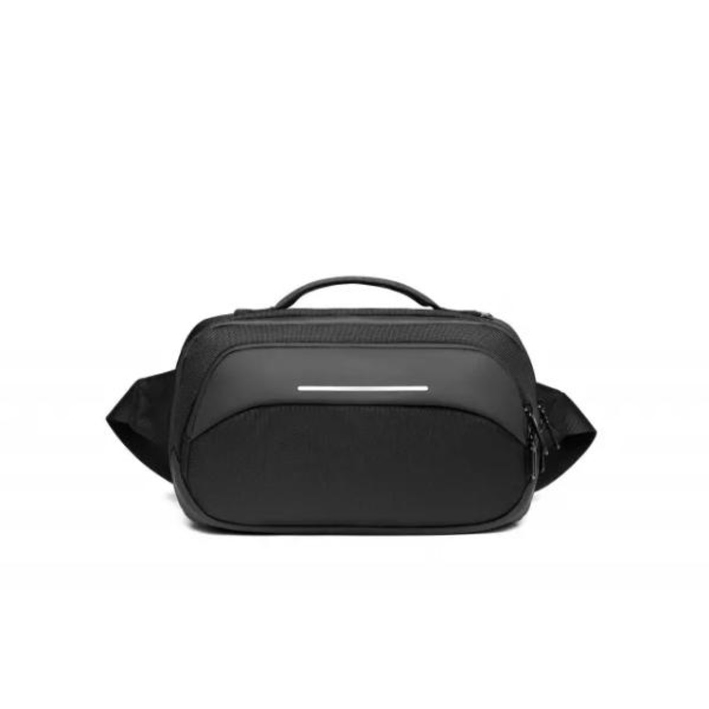 Ozuko 9551 Original Designer Fanny Pack Men Running Sport Fitness Trendy Sling Bag Men Chest Bag Waterproof Anti Theft Waist Bag