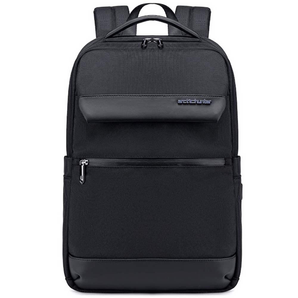 Arctic Hunter B00671 Slim Backpack for Men 16L Compact Office 15.6-inch Laptop Bag 2 Pockets Lightweight Water-resistant Premium Backpack for Office Daily Use College