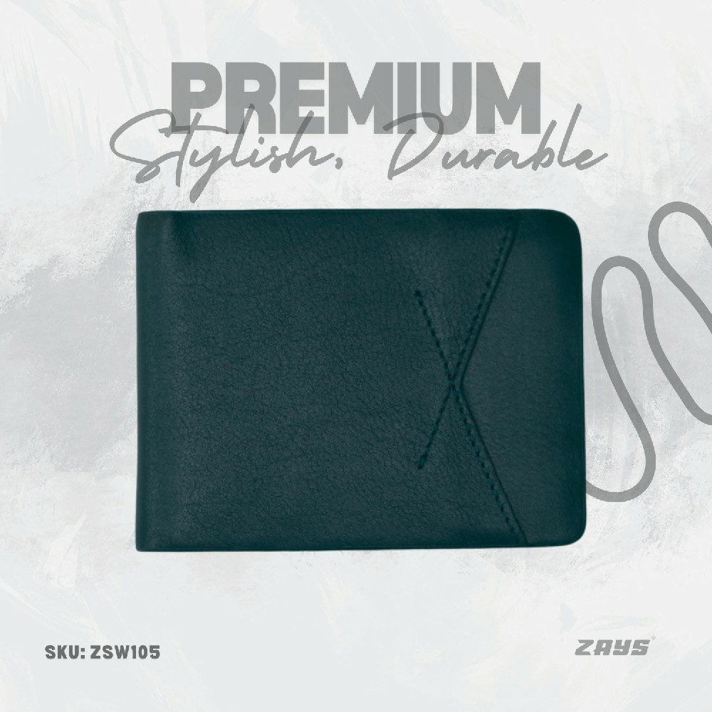 Zays Handcrafted Premium Eco-Friendly Leather Bifold Wallet – Slim, Durable & Stylish Short Wallet for Unisex – Top-Grain Leather, Compact & Lightweight