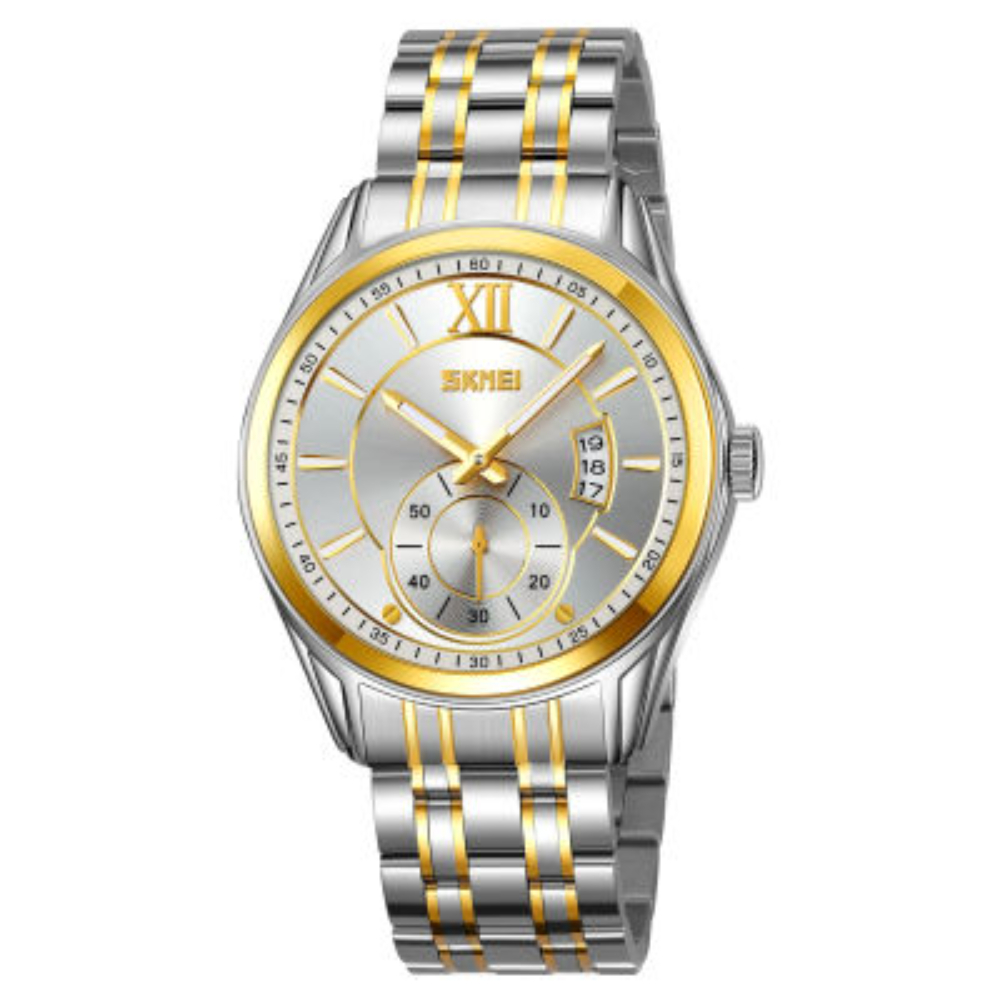 SKMEI Quartz Watch With Luminous Calendar 30m Waterproof Mutifunctional Sports Fashion Wristwatches For Men 9319