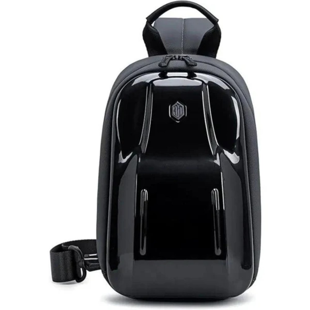 Arctic Hunter Glossy Hard Shell Sling Bag Water Resistant Anti-Theft Unisex Cross-Body Shoulder Bag for Travel Business Casual, XB00551
