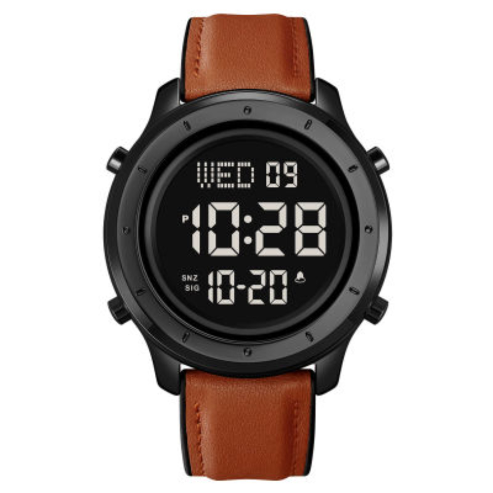 SKMEI 1864 Waterproof Man Watch Countdown Calendar Digital Men's Wristwatch LED Light Stopwatch Sport Watches