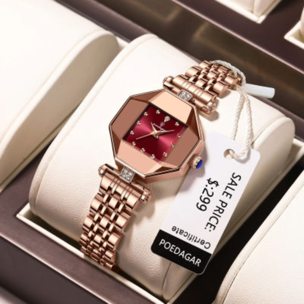 Poedagar Women Watch Fashion Luxury Waterproof Quartz Watch Top Brand Ladies Wristwatches Stainless Steel (368)