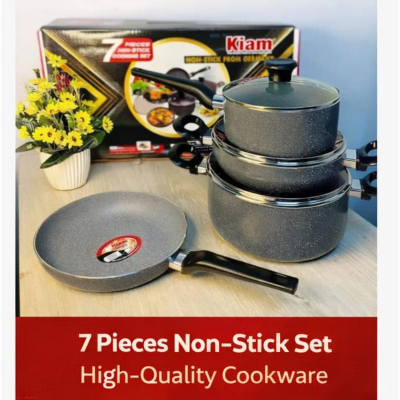 Kiam Cookware Set (Induction Compatible) – 7 pcs